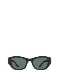 Balenciaga Eyewear Bb0311sk Shiny Solid Dark Green Sunglasses ...