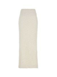 Balenciaga White Stretch Boucla¨ Skirt Balenciaga White stretch bouclè skirt from $1,603.00 - on