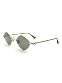 Chrome Hearts Diamond Dog - Shiny Silver / Gold / Dark Olive