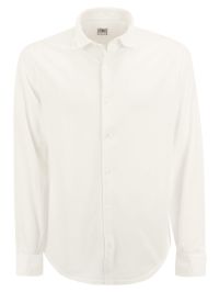 Tシャツ・カットソー Fedeli SS23 ROBERT - Cotton pique shirt (6UEF0123 41) Fedeli Robert - Cotton Piqué Shirt | italist