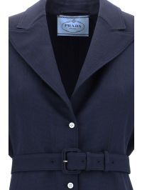 ベスト・ジレ PRADA SS24 Navy blue wool vest (P567OHSOOO14XI F0124) Prada Oversized Vest | italist