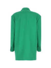Valentino Garavani Green Crepe Couture Oversize Blazer Valentino Garavani Green Crepe Couture Oversize Blazer