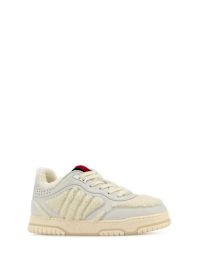 【関税&送料込】Gucci White Leather And Teddy Re-Web Sneaker Men's Gucci Re-Web sneaker in white leather | GUCCI® US