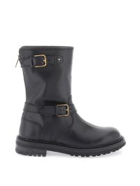 Dolce & Gabbana Leather Biker Boots ブーツ-