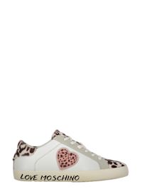 Moschino カコシンス 241EA03200523 0281 Love Moschino Leather Low-top Sneakers | italist