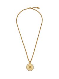 【関税&送料込】Alexander Mcqueen Collana Alexander McQueen Sovereign Skull Necklace In Gold | italist