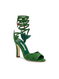 【送料&関税込】Manolo Blahnik Ossie 105 Wrap Sandals Manolo Blahnik | Ossie 105 white sandals | Savannahs