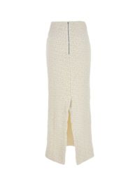 スカート BALENCIAGA WHITE STRETCH BOUCLE SKIRT EKR375_in_l.jpg