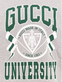 Cotton Sweatshirt With Gucci University Print | italist