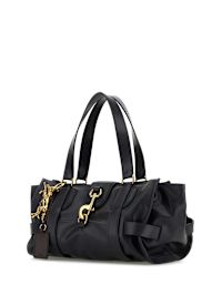 【送料&関税込】ChloAC Navy Blue Leather Kerala 25 Shopping Chloé Kerala 25 Handbag in Soft Leather in Black navy | Chloé CA