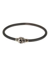 Alexander McQueen Rubber Cord Skull Bracelet ブレスレット-