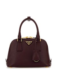 Prada Burgundy Leather Handbag | italist