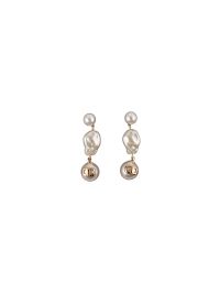 TwinSet Earrings With Pearls And Logo イヤリング-