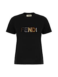 FENDI Tシャツ T-Shirt Cotton Black | Fendi