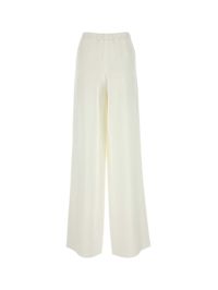 Valentino Garavani Ivory Cady Couture Wide-leg Pant