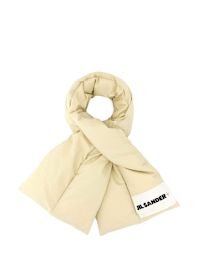 【関税&送料込】Jil Sander Cream Wool Scarf Jil Sander Cream Cotton Scarf | italist