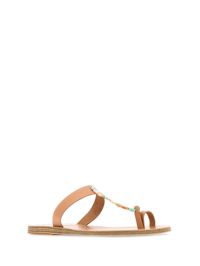 サンダル・ミュール ANCIENT GREEK SANDALS Skin pink leather Iris thong slippers Ancient Greek Sandals Skin Pink Leather Iris Thong Slippers