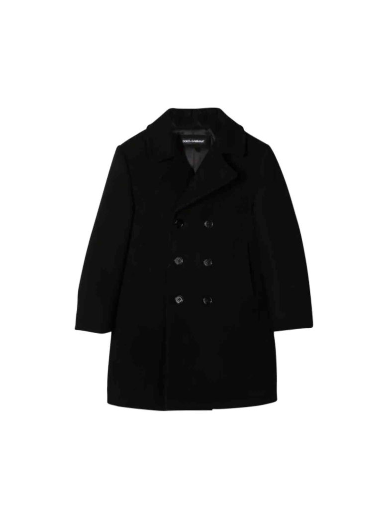 DOLCE & GABBANA BLACK COAT,11142283