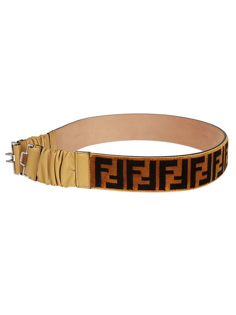 Fendi Fendi Ff Logo Belt - brown - 10700157 | italist