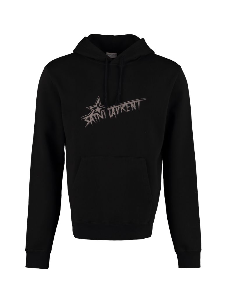 SAINT LAURENT COTTON HOODIE,10972886