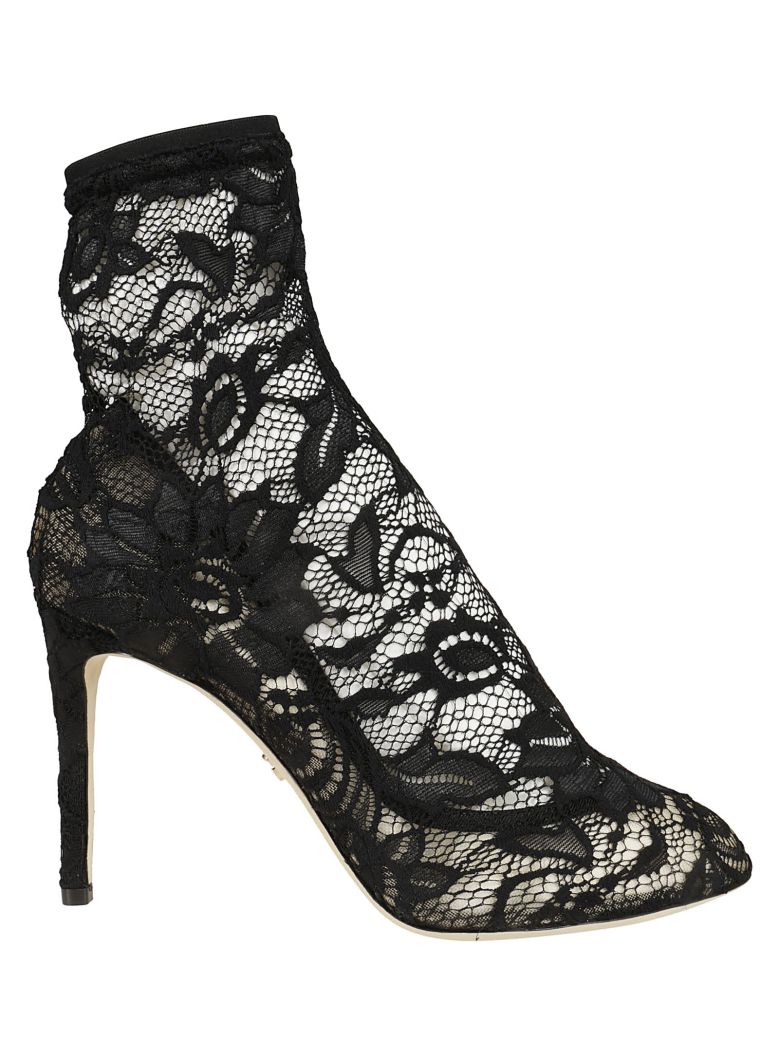 dolce and gabbana lace up boots