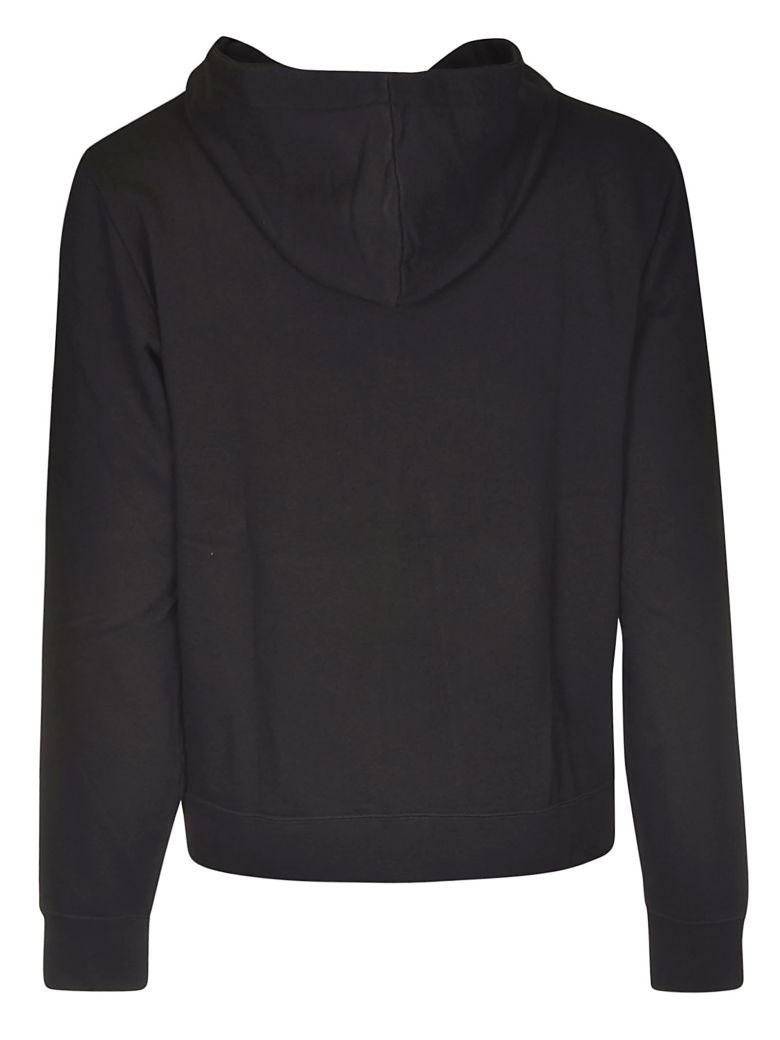 SAINT LAURENT PRINTED LOGO HOODIE,11002987