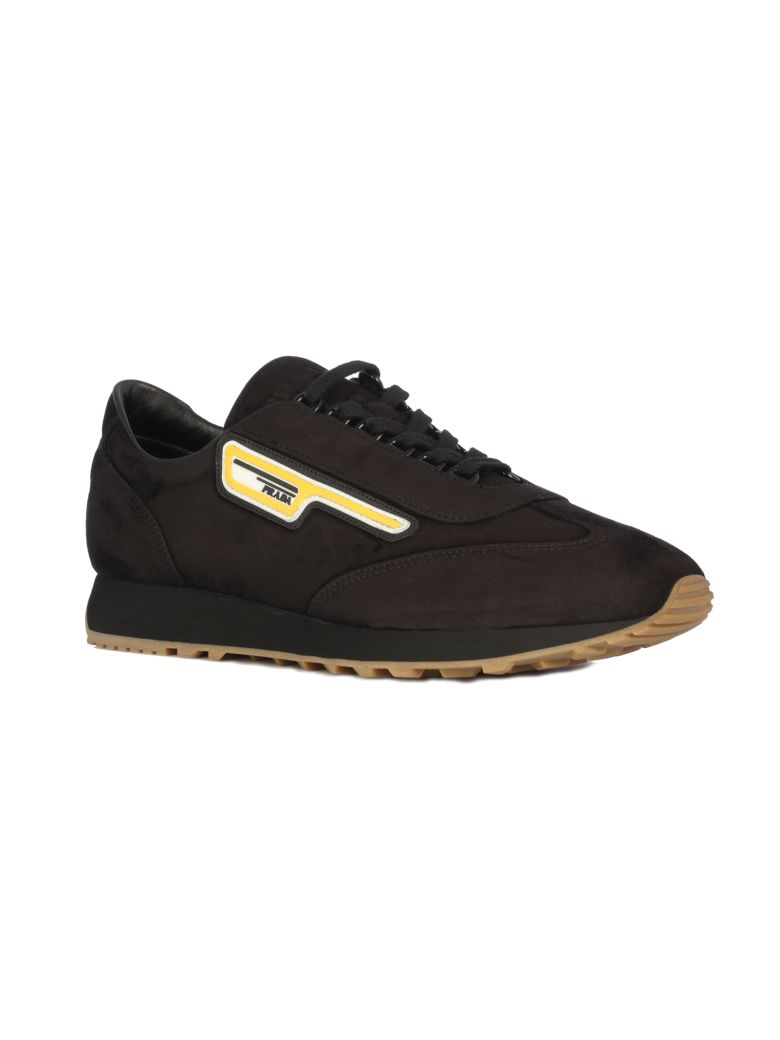 PRADA SUEDE RUNNING SNEAKERS/SCAMOSCIATO MILANO 70,10963940