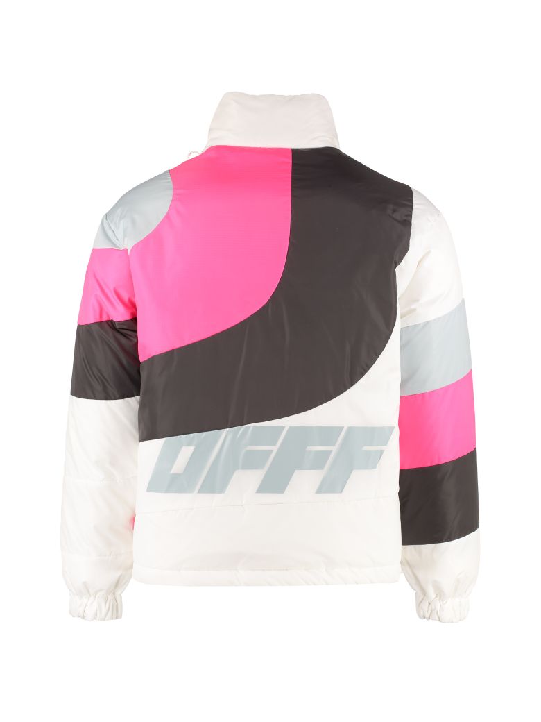 OFF-WHITE EXTRACTABLE HOOD DOWN JACKET,11028298