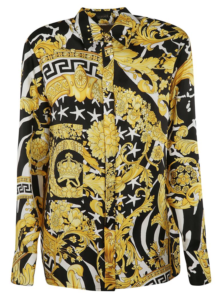 VERSACE BAROQUE PRINT SHIRT,10983058