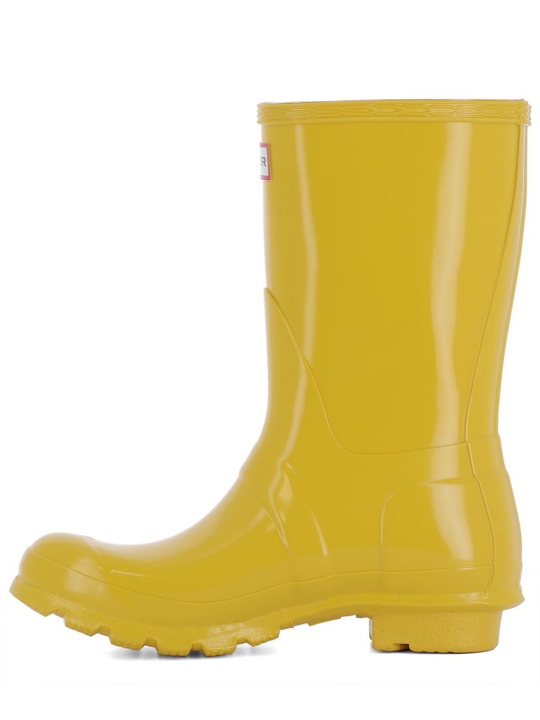 Hunter Yellow Rubber Boots - Yellow - 8558005 | italist