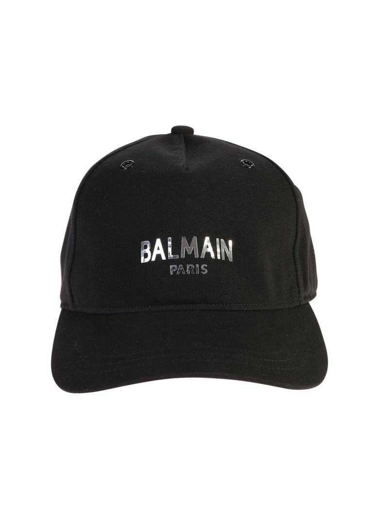 Balmain Balmain Branded Baseball Hat - Black - 10862186 | italist