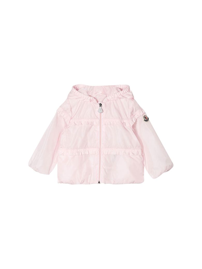 moncler logo zipped jacket