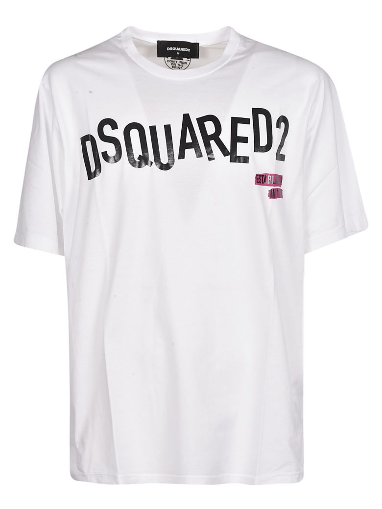 Dsquared2 Dsquared2 Logo Print T-shirt - White - 10817656 | italist