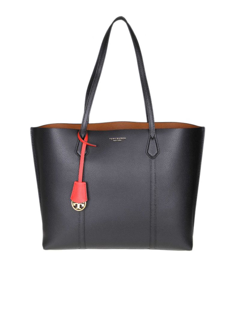 Tory Burch Tory Burch Shopping Perry Triple-compartment Tote In Black ...