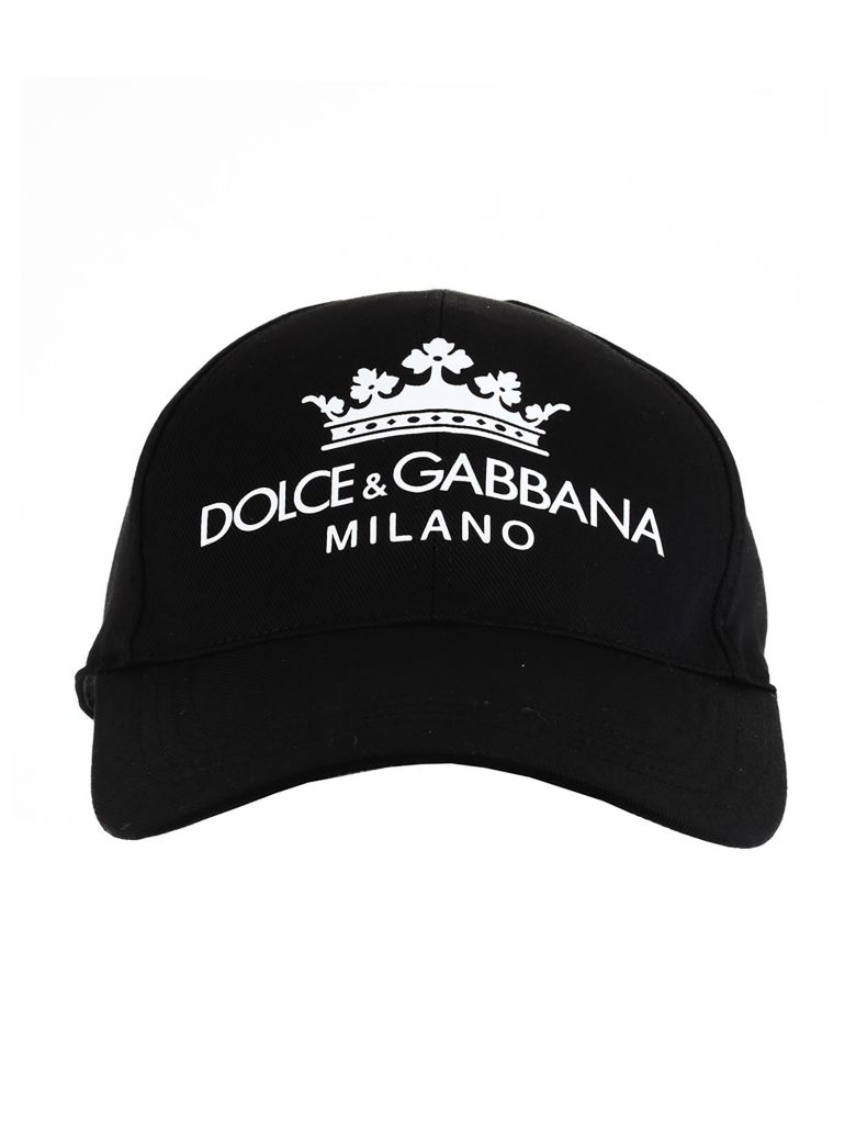 Dolce & Gabbana Dolce & Gabbana Baseball Cap With Print - BLACK ...
