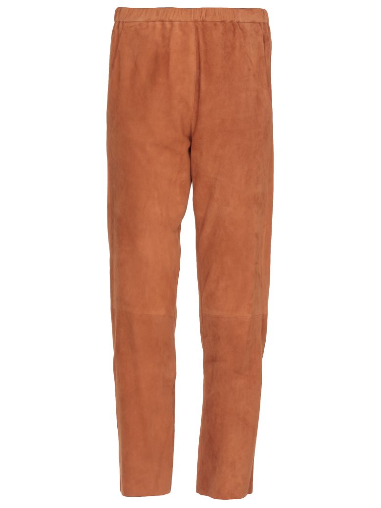 suede leather pants
