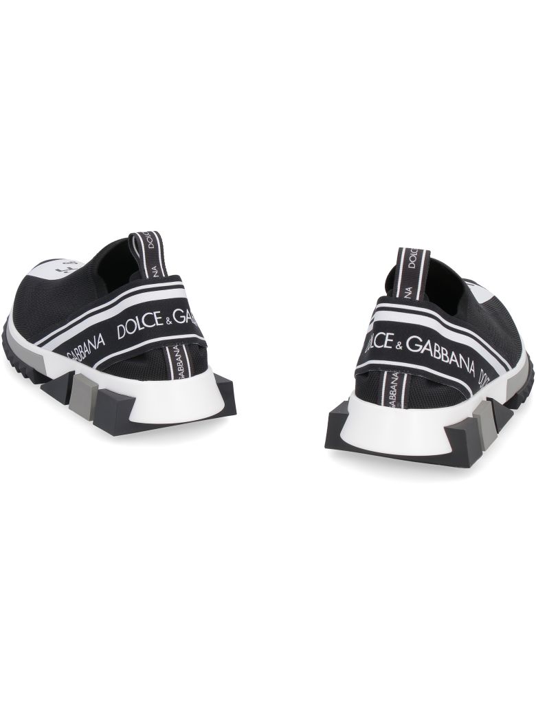 DOLCE & GABBANA SORRENTO KNITTED SLIP-ON SNEAKERS,11147617