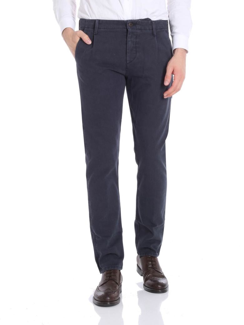Fortela Trousers Cotton - Blue - 10670155 | italist
