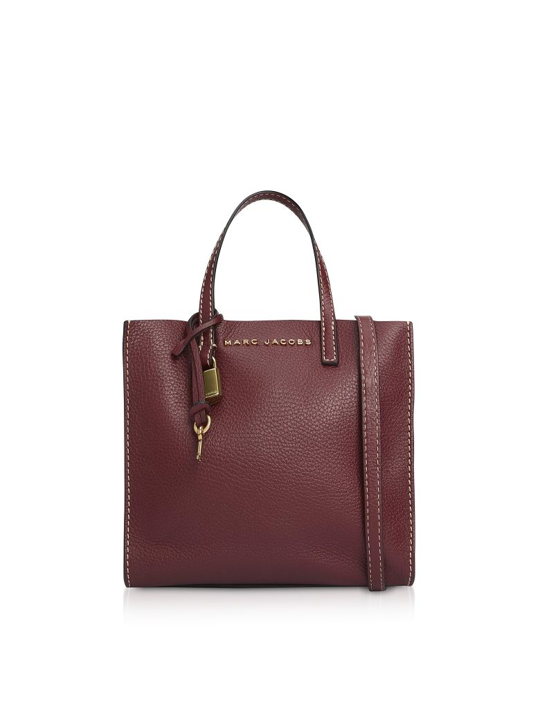 Marc Jacobs Marc Jacobs Grainy Leather The Mini Grind Tote Bag ...