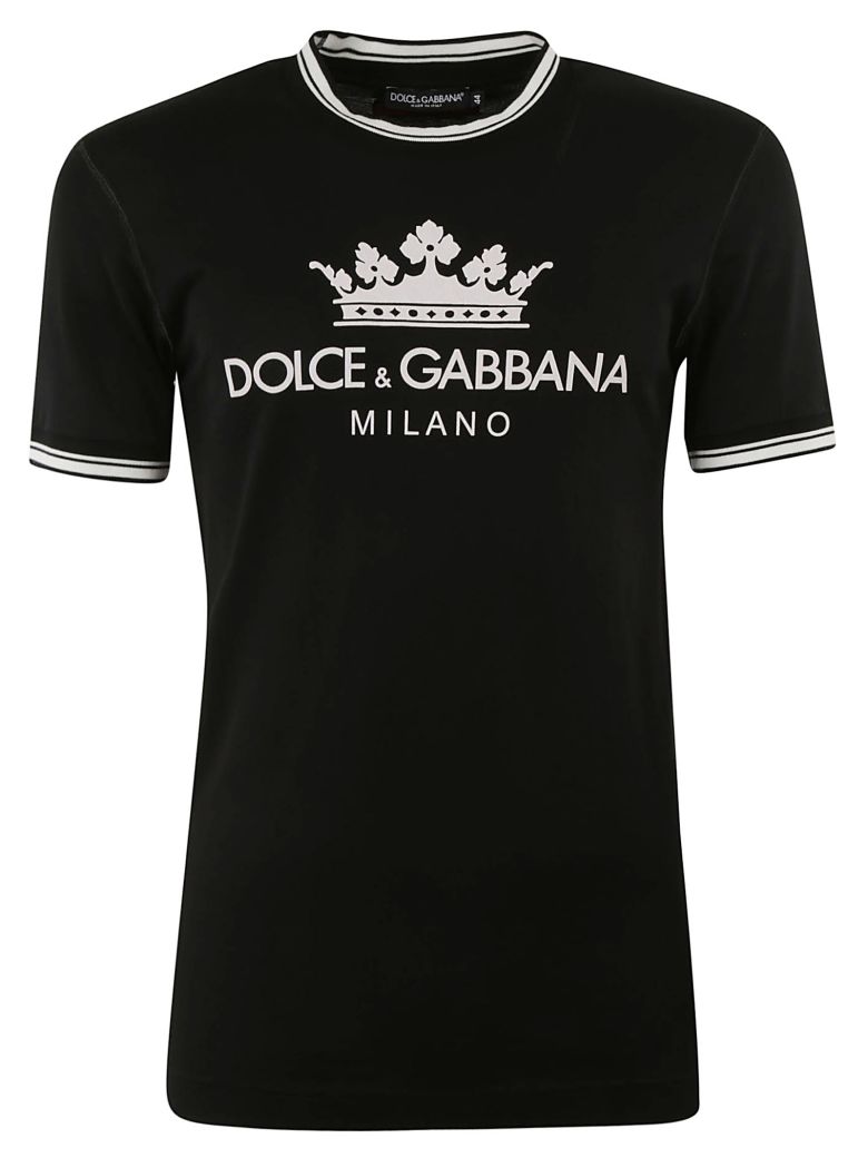 Dolce & Gabbana Dolce & Gabbana Graphic T-shirt - BLACK - 10741759 ...