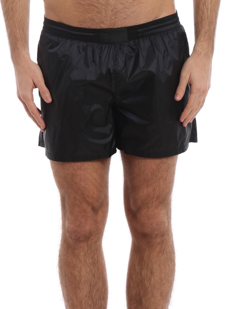 Prada Prada Microripstop Boxer Shorts - Nero - 10807613 | italist