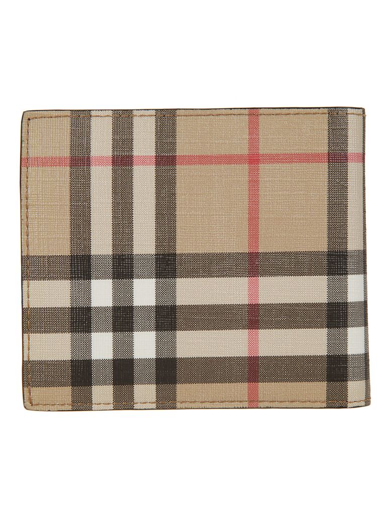 BURBERRY CC BILL COIN VINTAGE CHECK WALLET,11109905