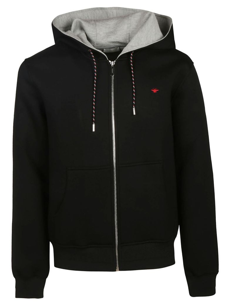 Christian Dior Christian Dior Bee Embroidered Hoodie - Black - 10811711 ...