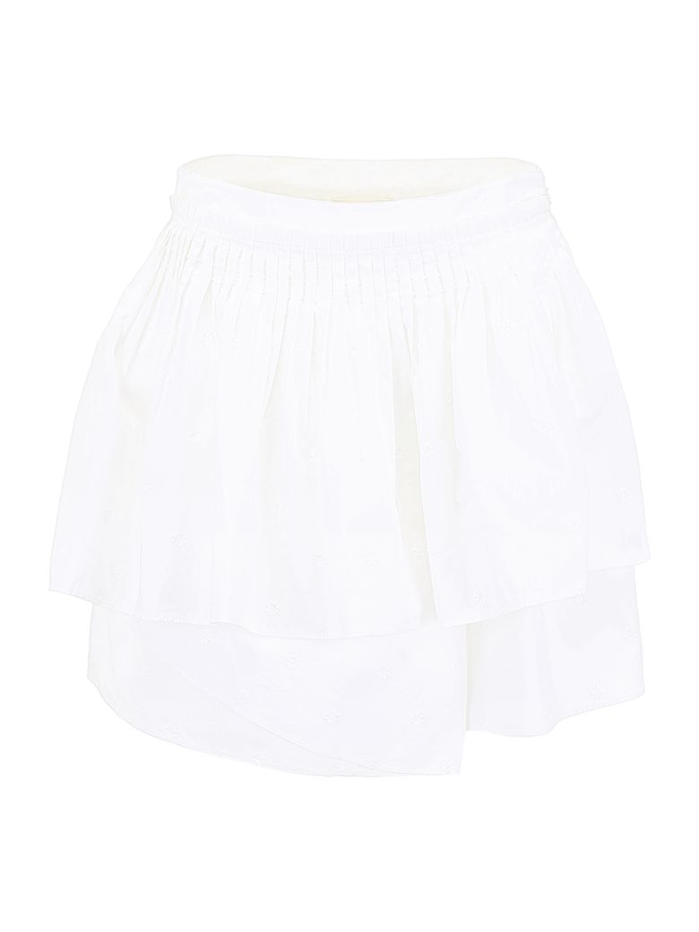 Ulla Johnson Ulla Johnson Pleated Alice Skirt - BLANC|Bianco - 10813128 ...