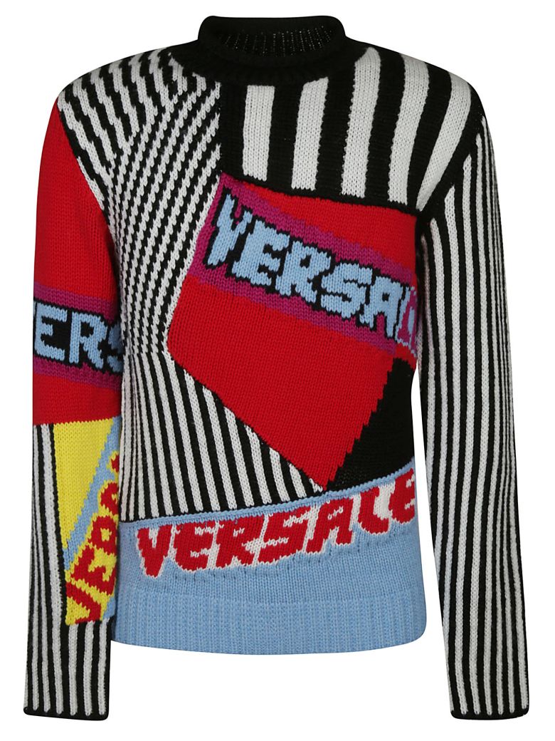 VERSACE KNITTED SWEATER,11028698