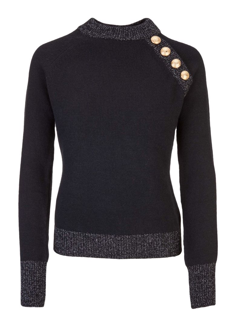 Balmain Balmain Paris Sweater - Black - 10792425 | italist