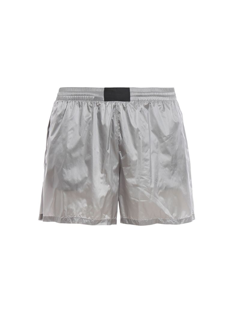Prada Prada Microripstop Boxer Shorts - Argento - 10807615 | italist