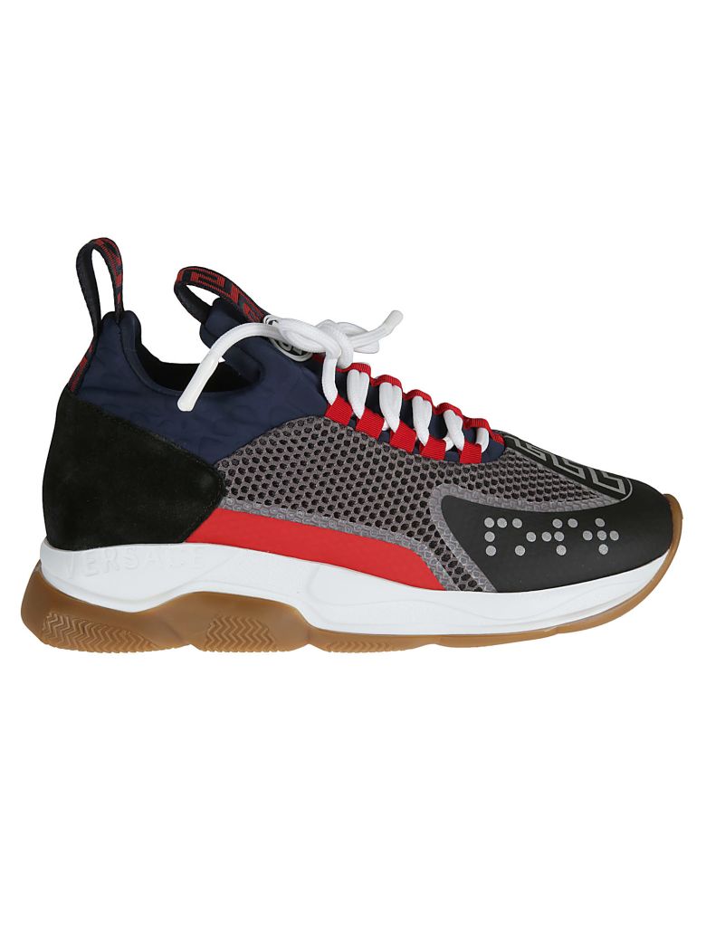 VERSACE MESH PANEL SNEAKERS,11004355
