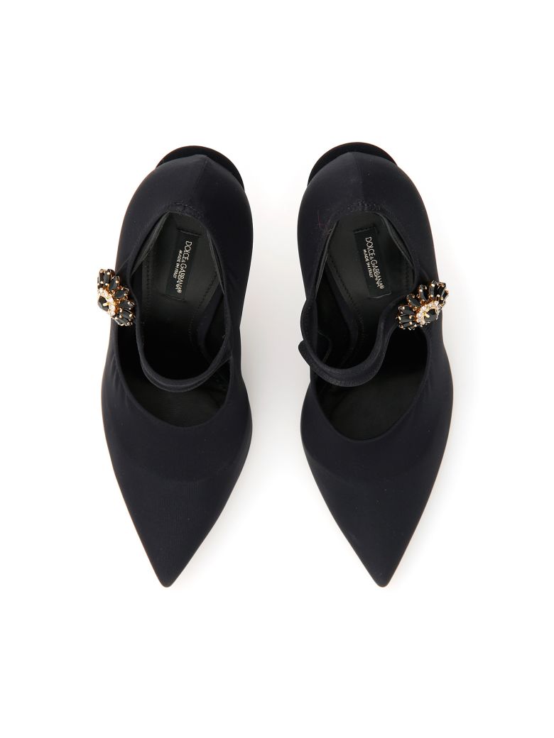 DOLCE & GABBANA STRETCH LORI MARY JANE PUMPS,11161879