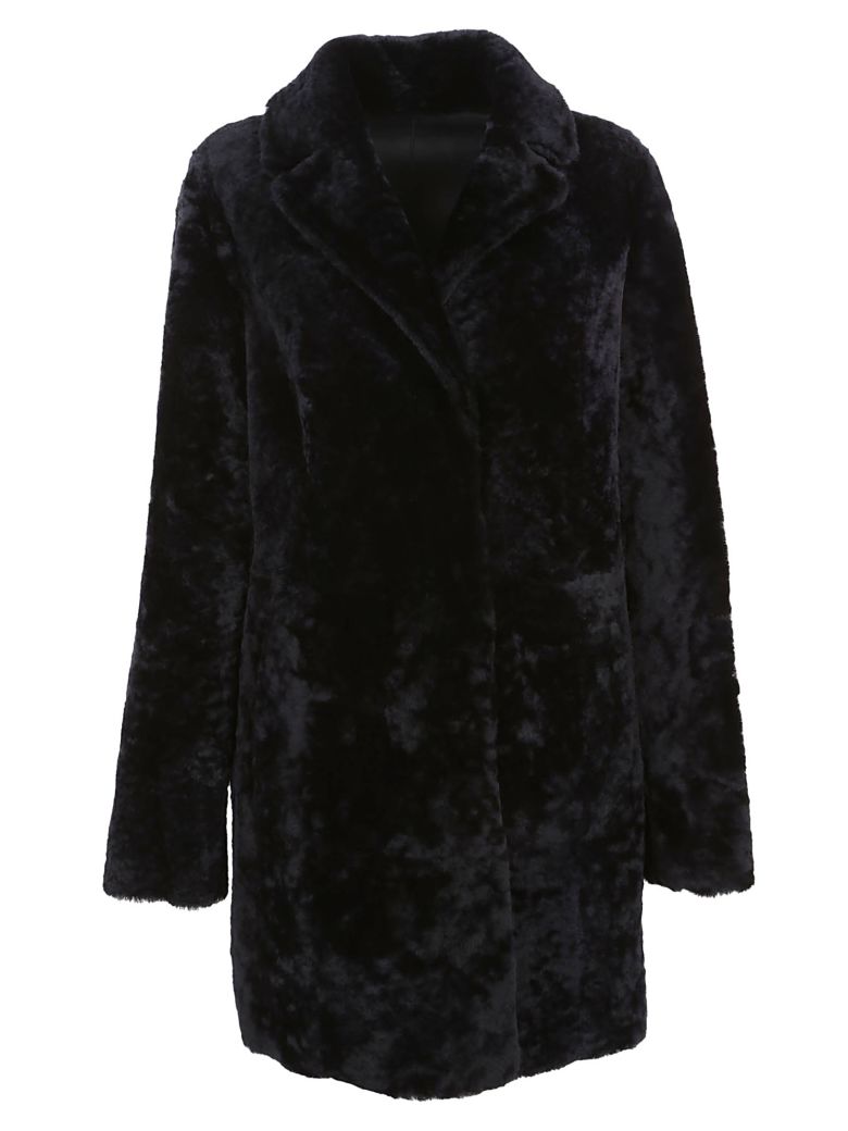 DROMe DROMe Drome Fur Coat - Blu Notte - 10735014 | italist